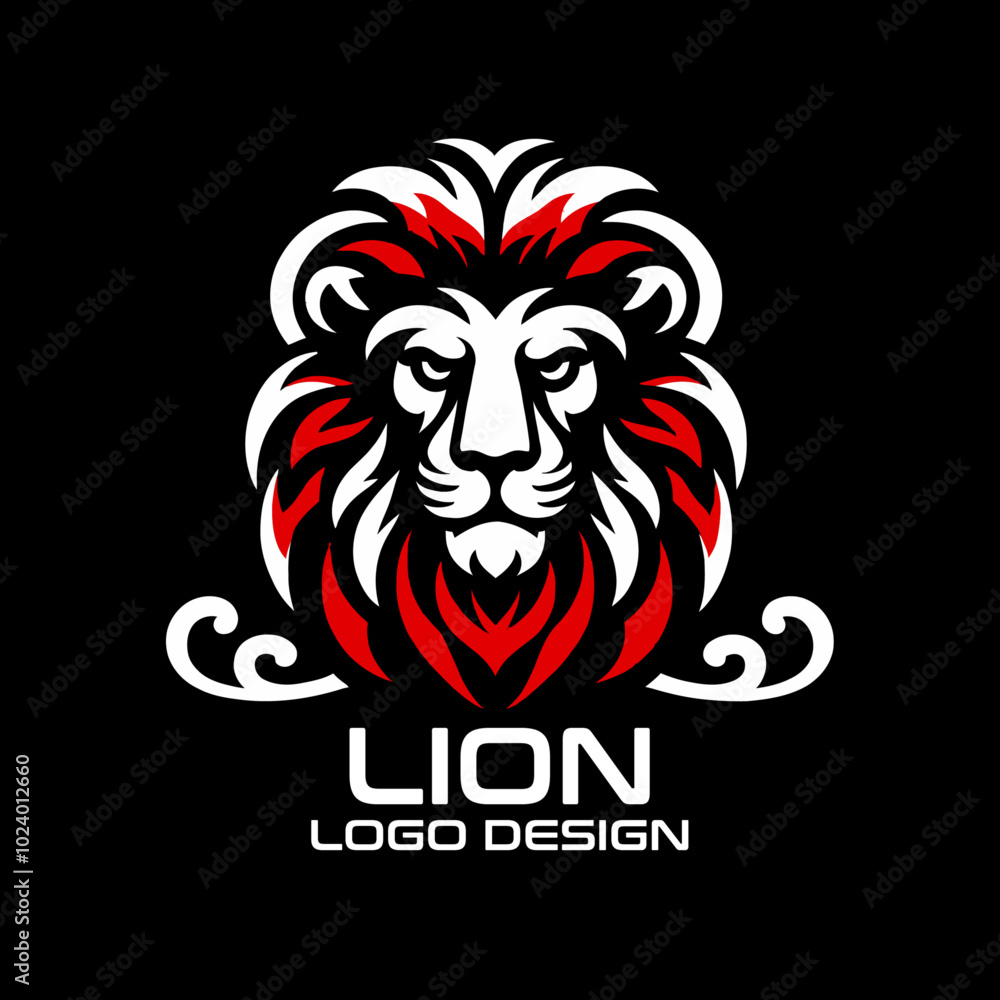 Obraz premium Lion Vector Logo Design