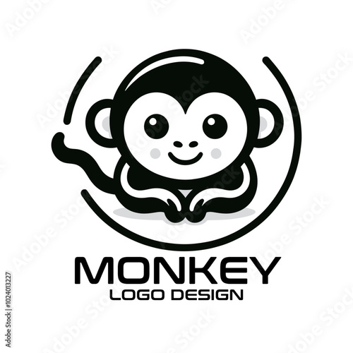 Monkey Vector Logo Design