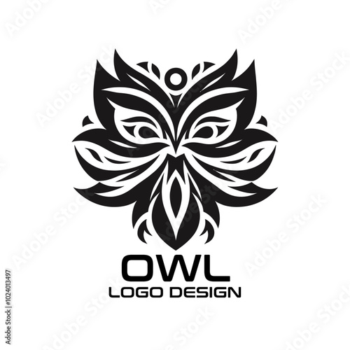 Owl Vector Logo Design photo