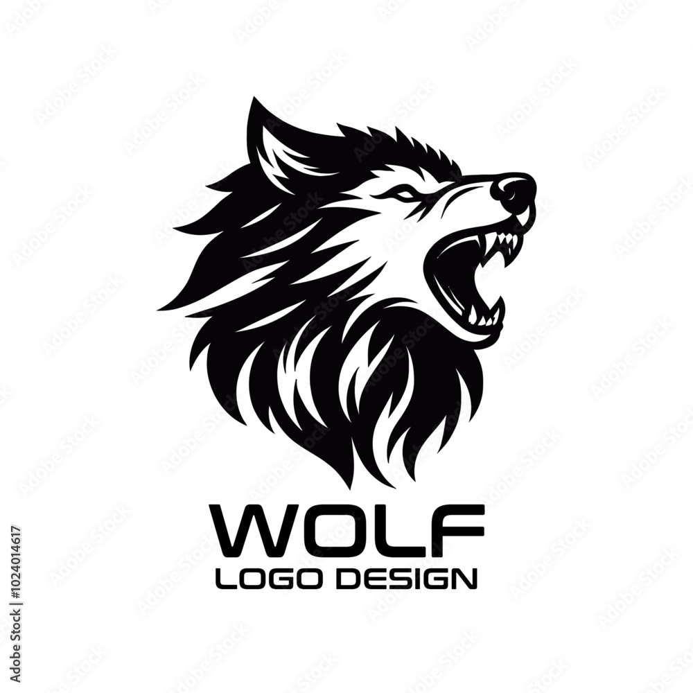 Wolf Vector Logo Design Wolf Vector Logo Design