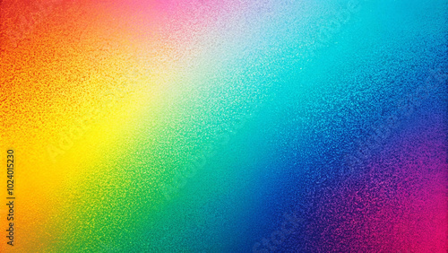 vibrant spectrum of colors blending seamlessly across a textured surface Textured hues of a rainbow creating a visually soothing gradient rainbow color background 