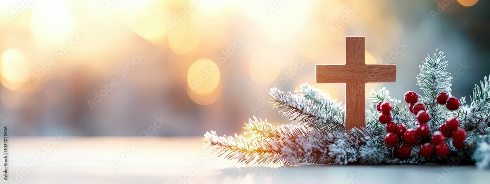 custom made wallpaper toronto digitalA Christmas cross and holiday decorations displayed in a company???s training room.