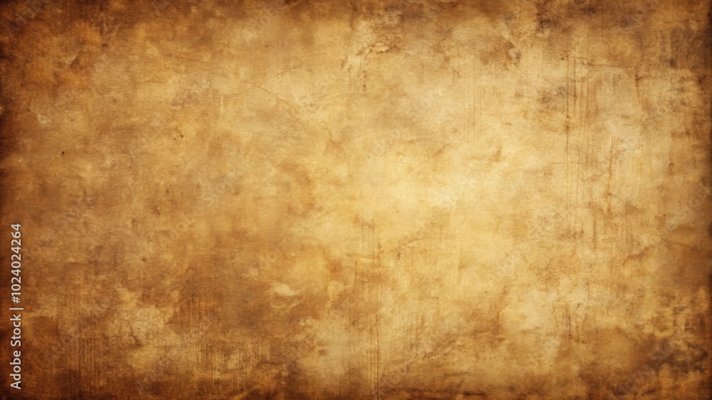 Fototapeta premium Vintage brown grunge texture background with scratches and worn out marks, vintage, old, brown, grunge, texture, background