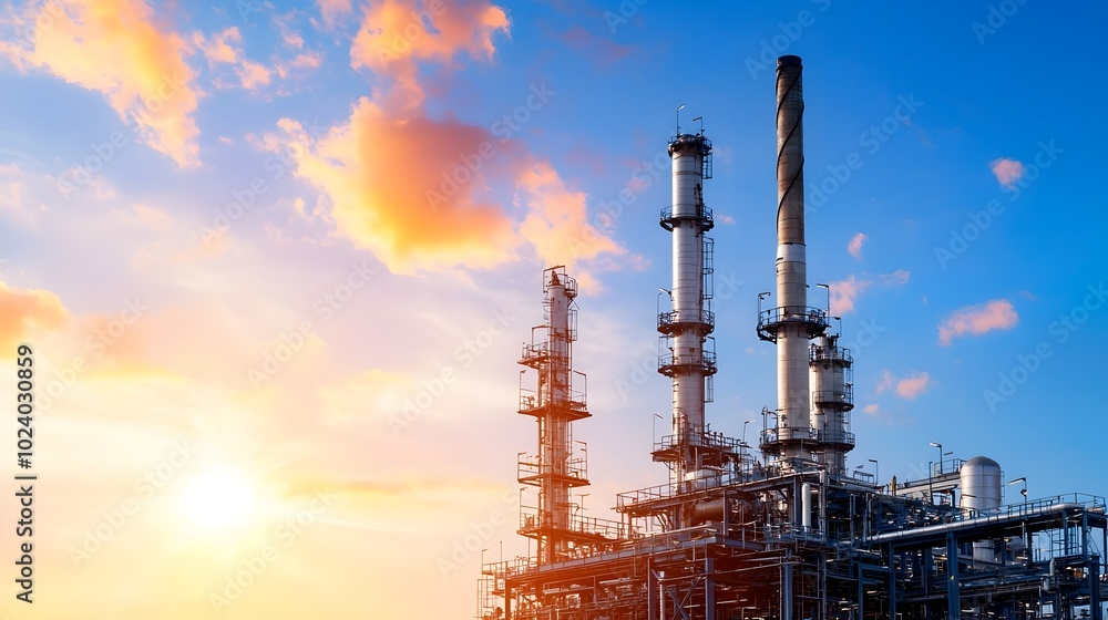 Cutting Edge Petrochemical Plant Advanced Refinery Transforming Oil and Gas into Essential Chemical Products for Global Industries Cutting Edge Petrochemical Plant Advanced Refinery Transforming Oil and Gas into Essential Chemical Products for Global Industries