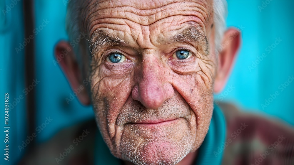 Weathered but Kind Face of Wisdom Detailed Close up Portrait of an Elderly Gentleman with Deep Wrinkles and Thoughtful Introspective Expression Weathered but Kind Face of Wisdom Detailed Close up Portrait of an Elderly Gentleman with Deep Wrinkles and Thoughtful Introspective Expression