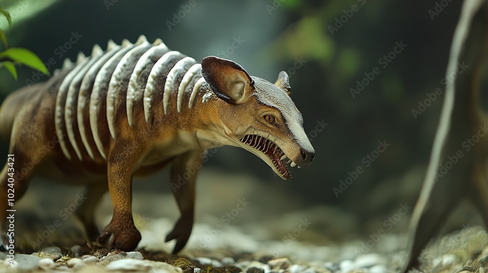 Prehistoric Mammal: Closeup of an Extinct Creature Prehistoric Mammal: Closeup of an Extinct Creature