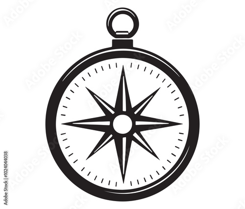 Free Download Vector compass icon, Compass simple icon, Compass design - GFXLoad