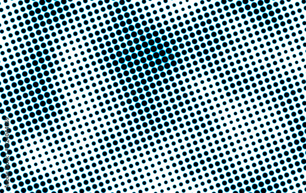 Halftone dots. Black and blue dots background. Black dots on abstract background. abstract background in a light or gradient blue. Overlay a pattern of black dots in varying sizes, utilizing halftone Halftone dots. Black and blue dots background. Black dots on abstract background. abstract background in a light or gradient blue. Overlay a pattern of black dots in varying sizes, utilizing halftone