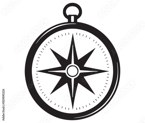 Free Download Vector compass icon, Compass simple icon, Compass design - GFXLoad