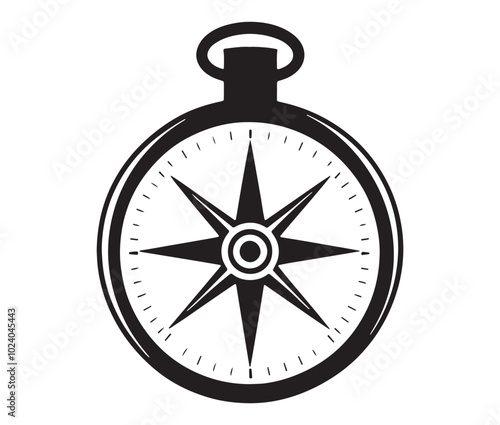 Free Download Vector compass icon, Compass simple icon, Compass design - GFXLoad