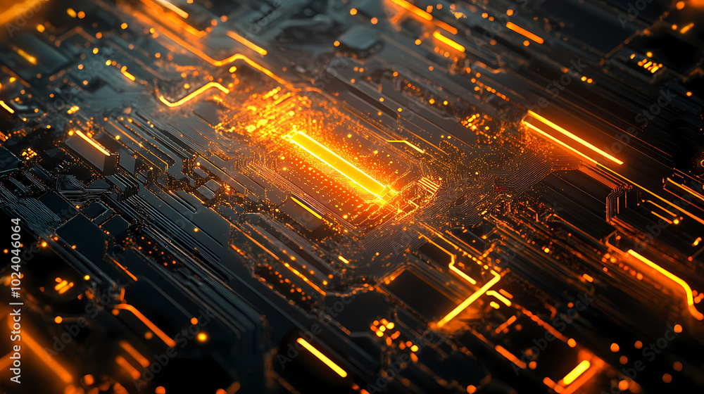 Obraz premium Banner background concept of modern industrial technology featuring laser engraving and cutting of heavy metal with light sparks. Metal Engraving. Illustration