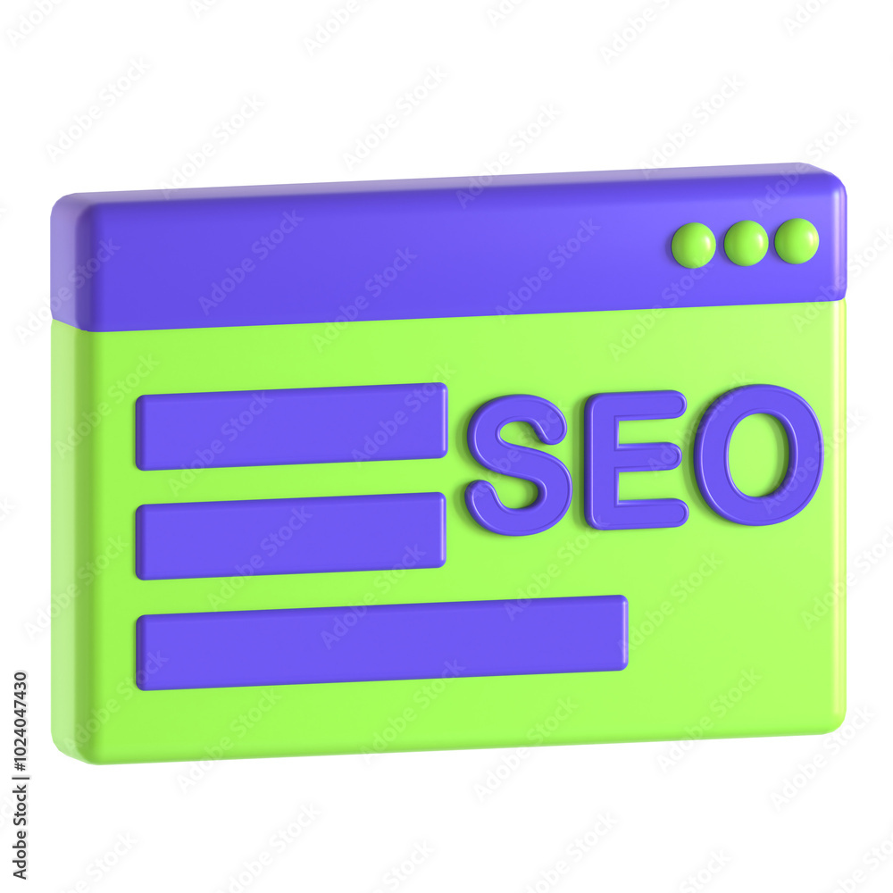 seo website 3d icon illustration seo website 3d icon illustration
