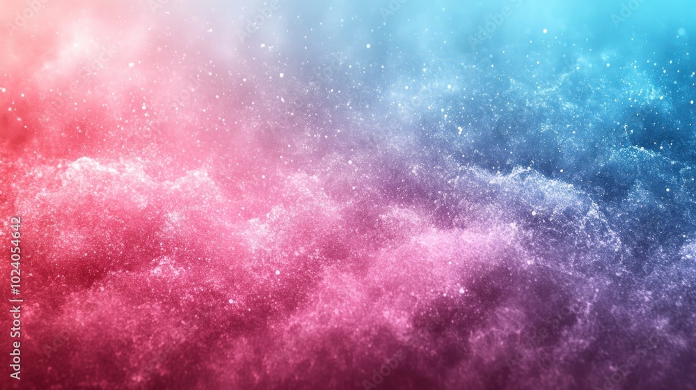 Fototapeta premium Abstract colorful gradient background with soft clouds and sparkle.