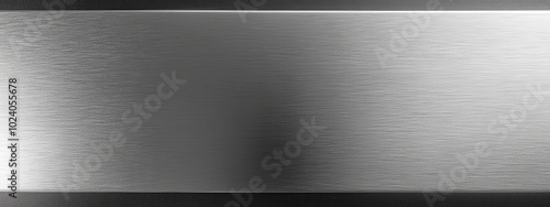 Sleek brushed metal surface with a modern and industrial design