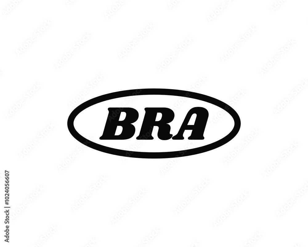 BRA logo design vector template. BRA BRA logo design vector template. BRA