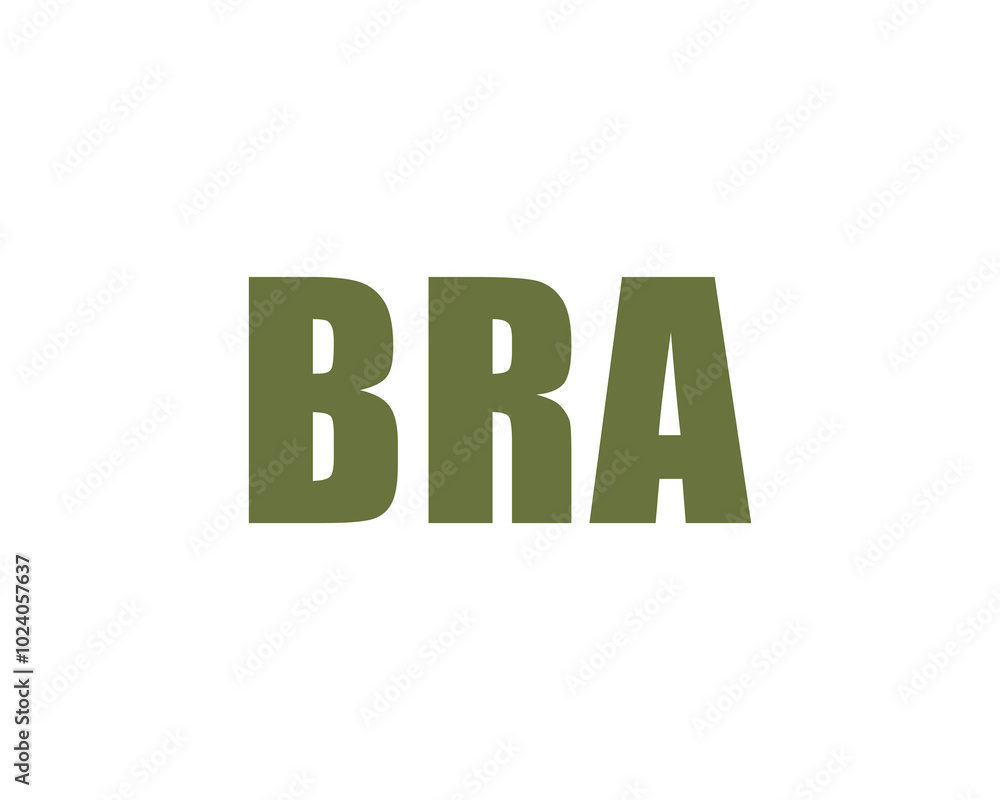 BRA logo design vector template. BRA BRA logo design vector template. BRA