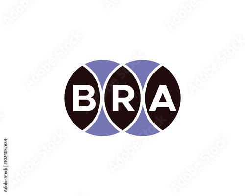 BRA logo design vector template. BRA
