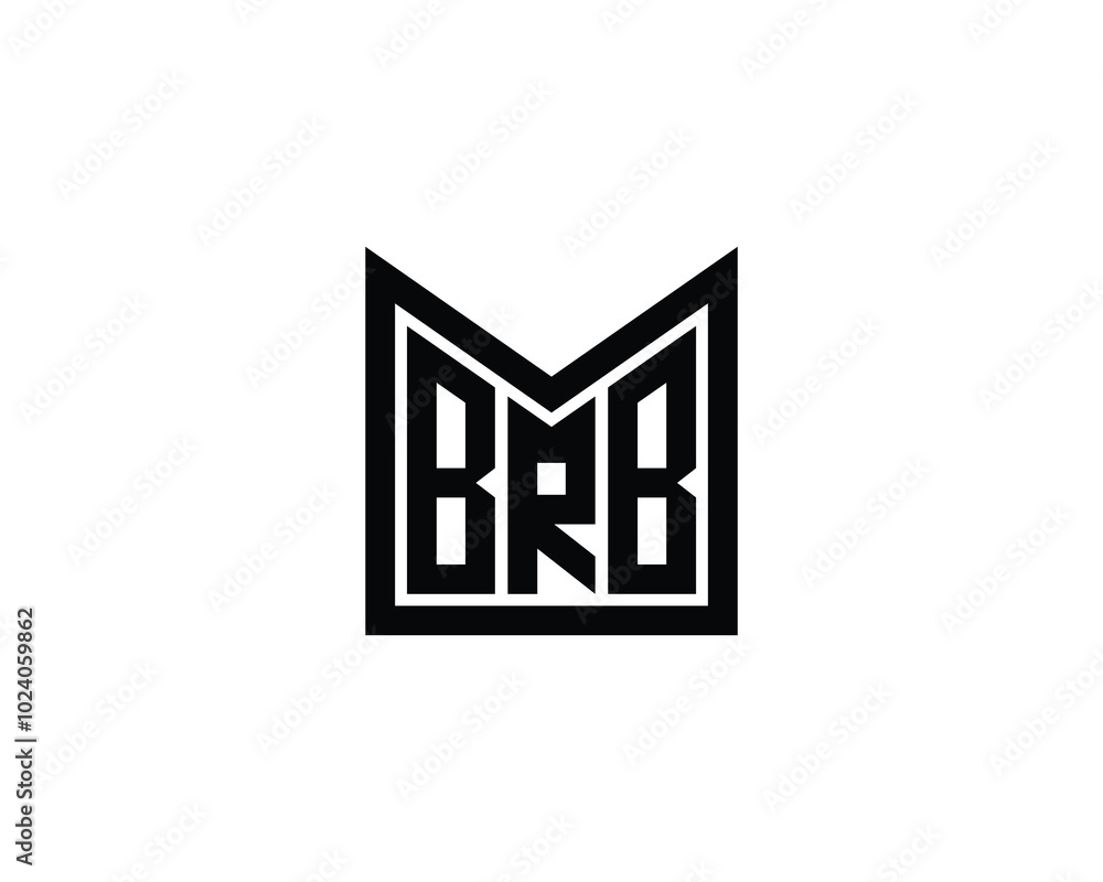 BRB logo design vector template. BRB BRB logo design vector template. BRB