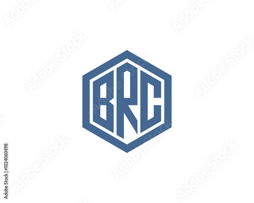 BRC logo design vector template. BRC