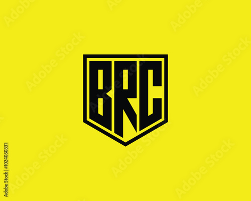 BRC logo design vector template. BRC