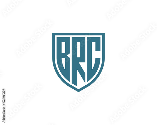 BRC logo design vector template. BRC