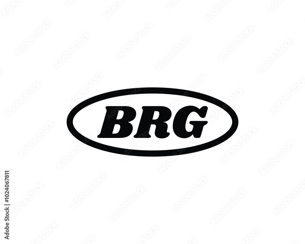 BRG logo design vector template. BRG BRG logo design vector template. BRG