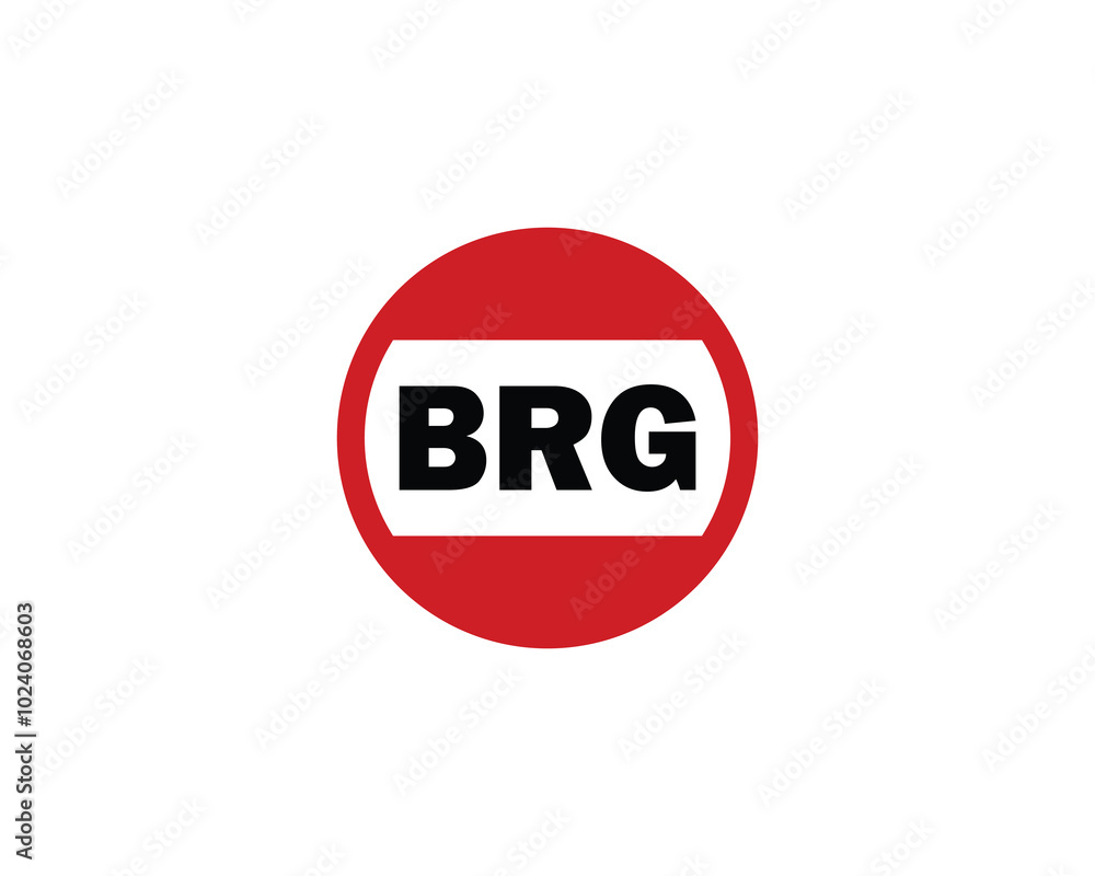 BRG logo design vector template. BRG BRG logo design vector template. BRG
