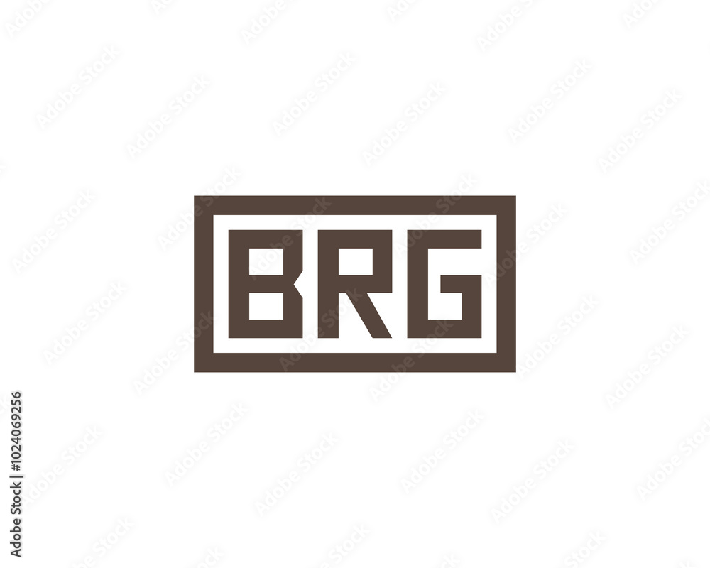 BRG logo design vector template. BRG BRG logo design vector template. BRG