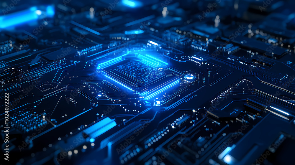 Precise high-tech machine etches intricate design onto metal surface, emitting bright blue light, within a modern. Metal Engraving. Illustration Precise high-tech machine etches intricate design onto metal surface, emitting bright blue light, within a modern. Metal Engraving. Illustration