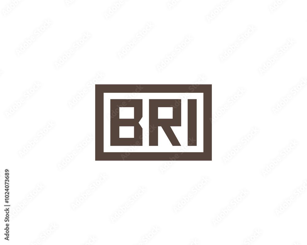 BRI logo design vector template. BRI BRI logo design vector template. BRI