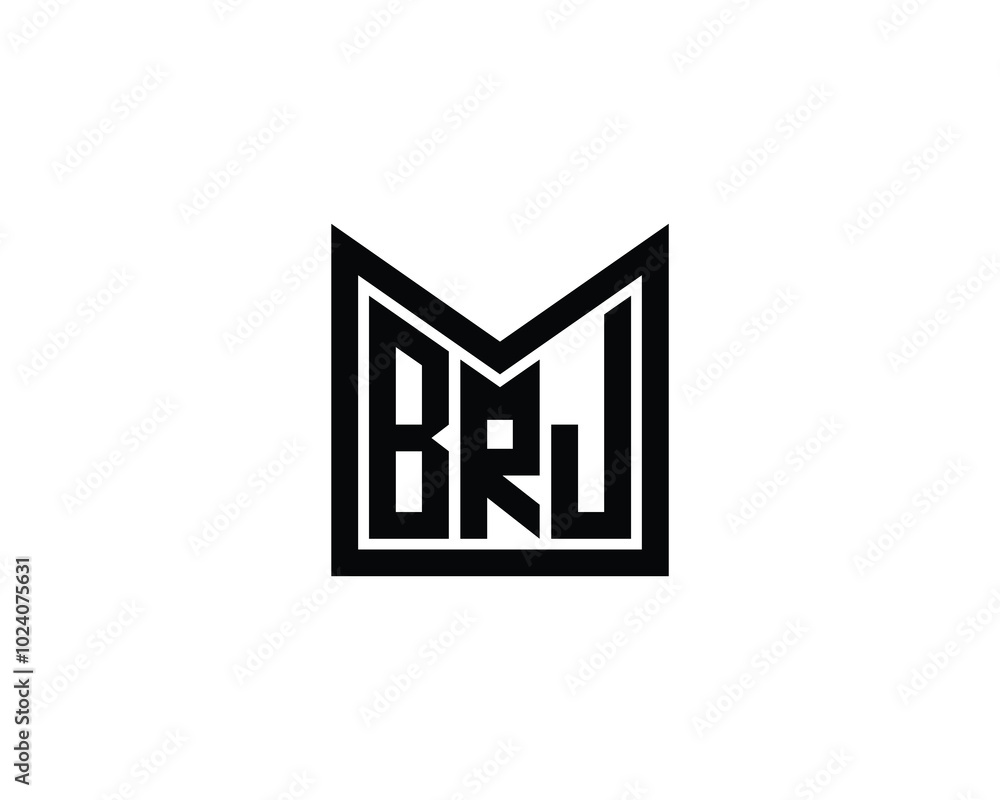 BRJ logo design vector template. BRJ BRJ logo design vector template. BRJ