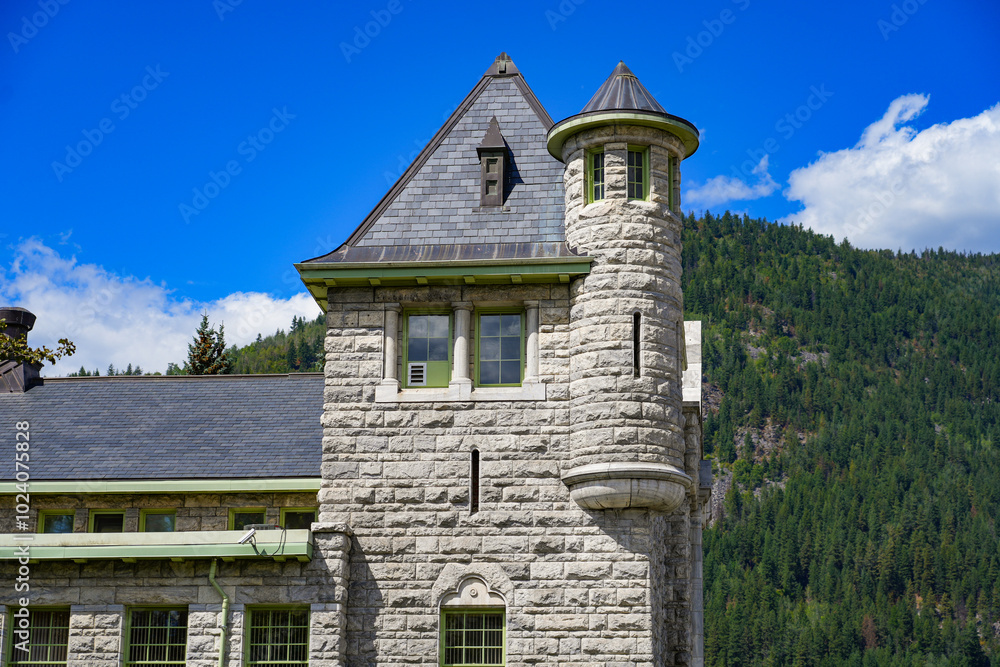 Old courthouse of Nelson, British Columbia, Canada aka Old courthouse of Nelson, British Columbia, Canada aka