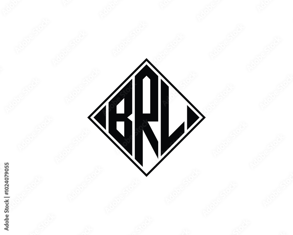 BRL logo design vector template. BRL BRL logo design vector template. BRL