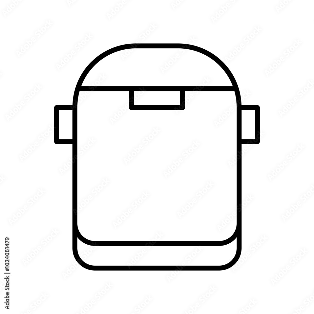 rice cooker line icon rice cooker line icon