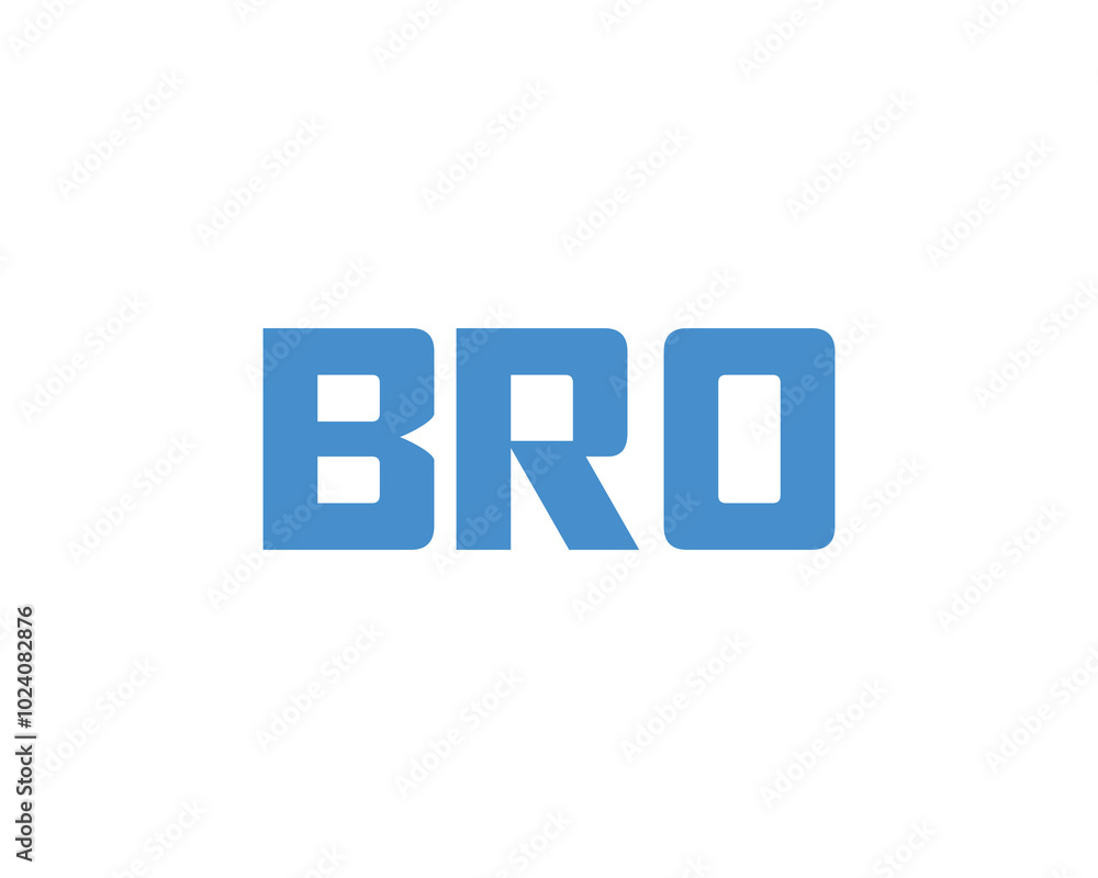 BRO logo design vector template. BRO BRO logo design vector template. BRO