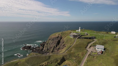 北海道　襟裳岬　空撮　ドローン