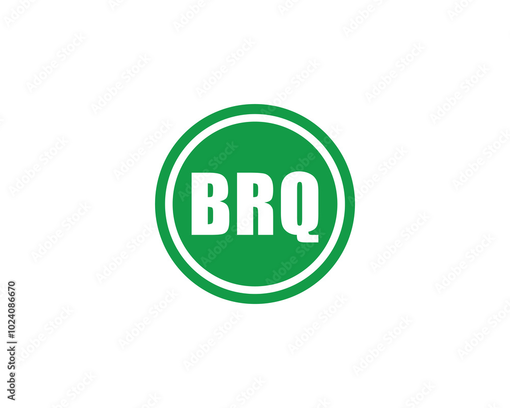 BRQ logo design vector template. BRQ BRQ logo design vector template. BRQ