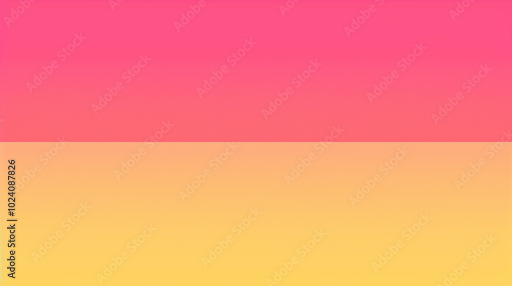 Fototapeta premium Smooth Pink and Yellow Gradient Background with Natural Transition