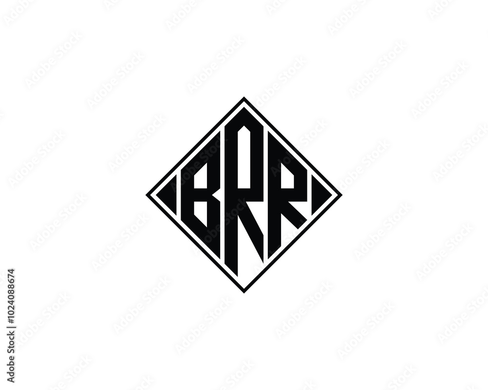 BRR logo design vector template. BRR BRR logo design vector template. BRR