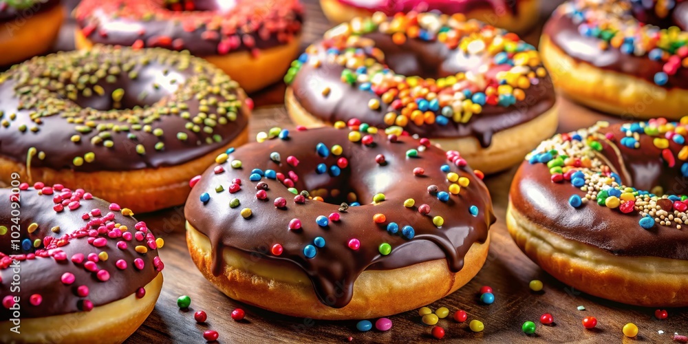 Delicious Chocolate Donuts Freshly Baked, Perfect for Treats, Desserts, and Celebrations – Indulge in Sweetness Today! Delicious Chocolate Donuts Freshly Baked, Perfect for Treats, Desserts, and Celebrations – Indulge in Sweetness Today!