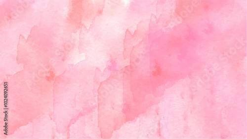 Abstract pink watercolor background.Hand painted watercolor. vector