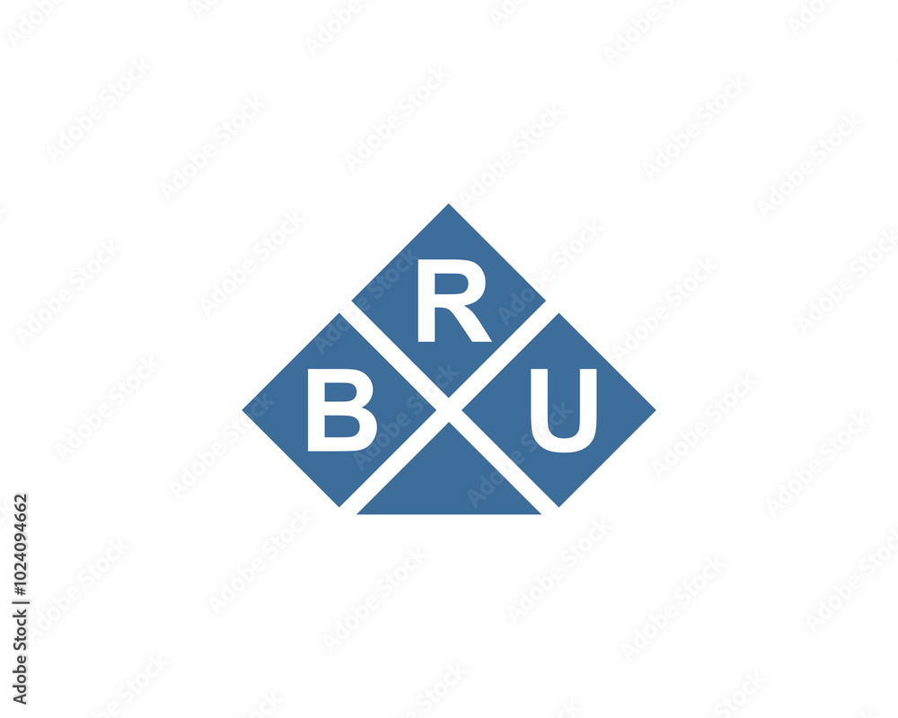 BRU logo design vector template. BRU BRU logo design vector template. BRU