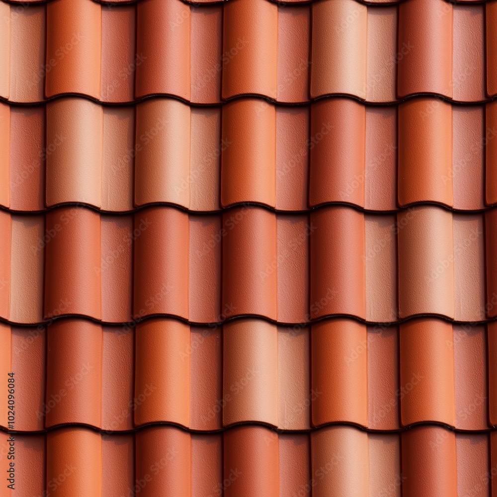 Close-up view of red clay roof tiles arranged in a repeating pattern, showcasing texture and architectural detail under natural lighting. Close-up view of red clay roof tiles arranged in a repeating pattern, showcasing texture and architectural detail under natural lighting.