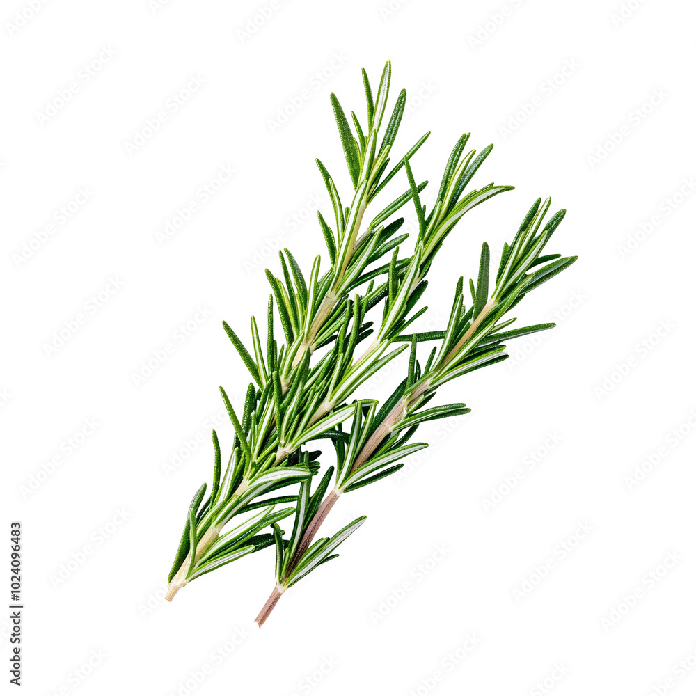 Fototapeta premium fresh rosemary isolated on white
