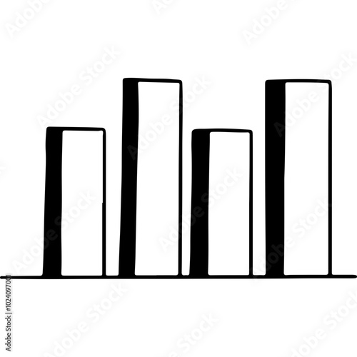 : Business infographics icons with different diagram vector illustration. Abstract data visualization, marketing charts and graphs. Business statistics, planning and analytics, forecasting growth rate