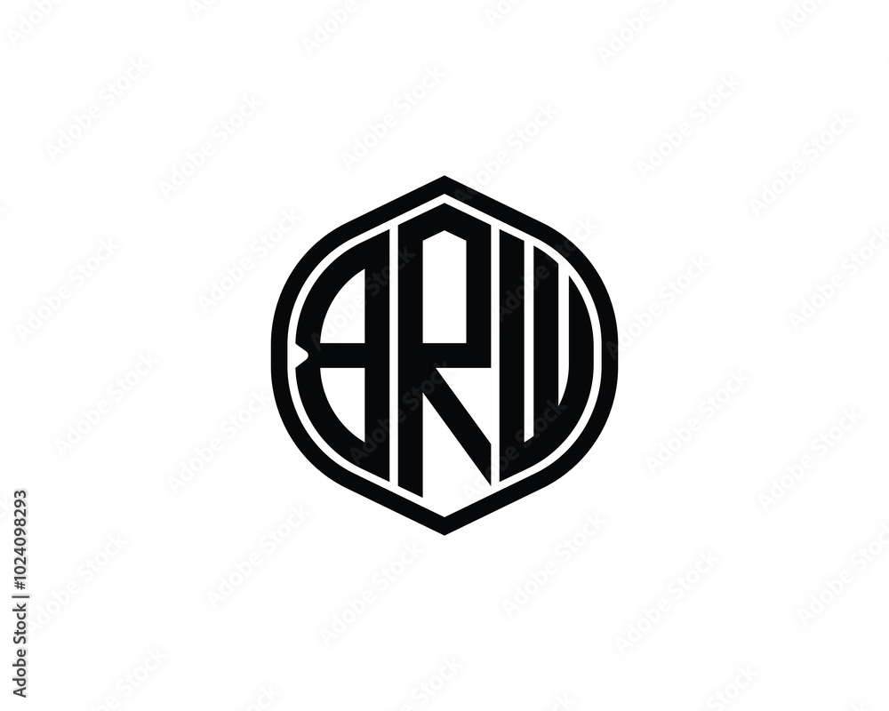 BRW logo design vector template. BRW BRW logo design vector template. BRW