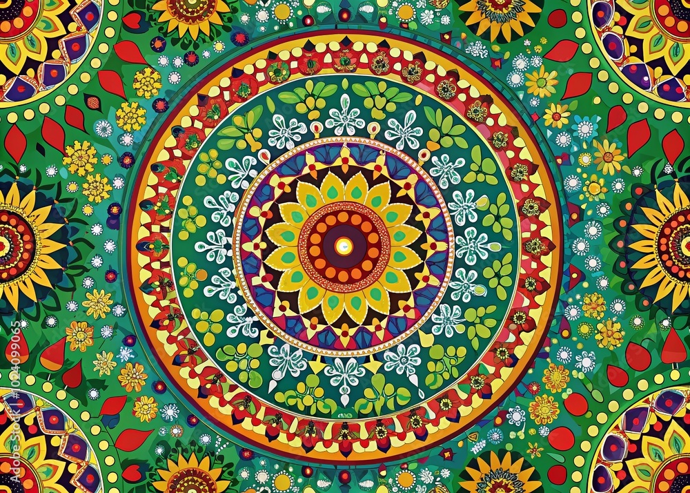 Elegant Round Ornament Vector Pattern for Unique Design Projects and Creative Backgrounds in Various Color Schemes and Elegant Round Ornament Vector Pattern for Unique Design Projects and Creative Backgrounds in Various Color Schemes and
