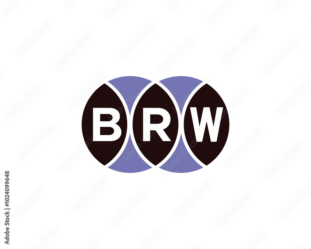 BRW logo design vector template. BRW BRW logo design vector template. BRW