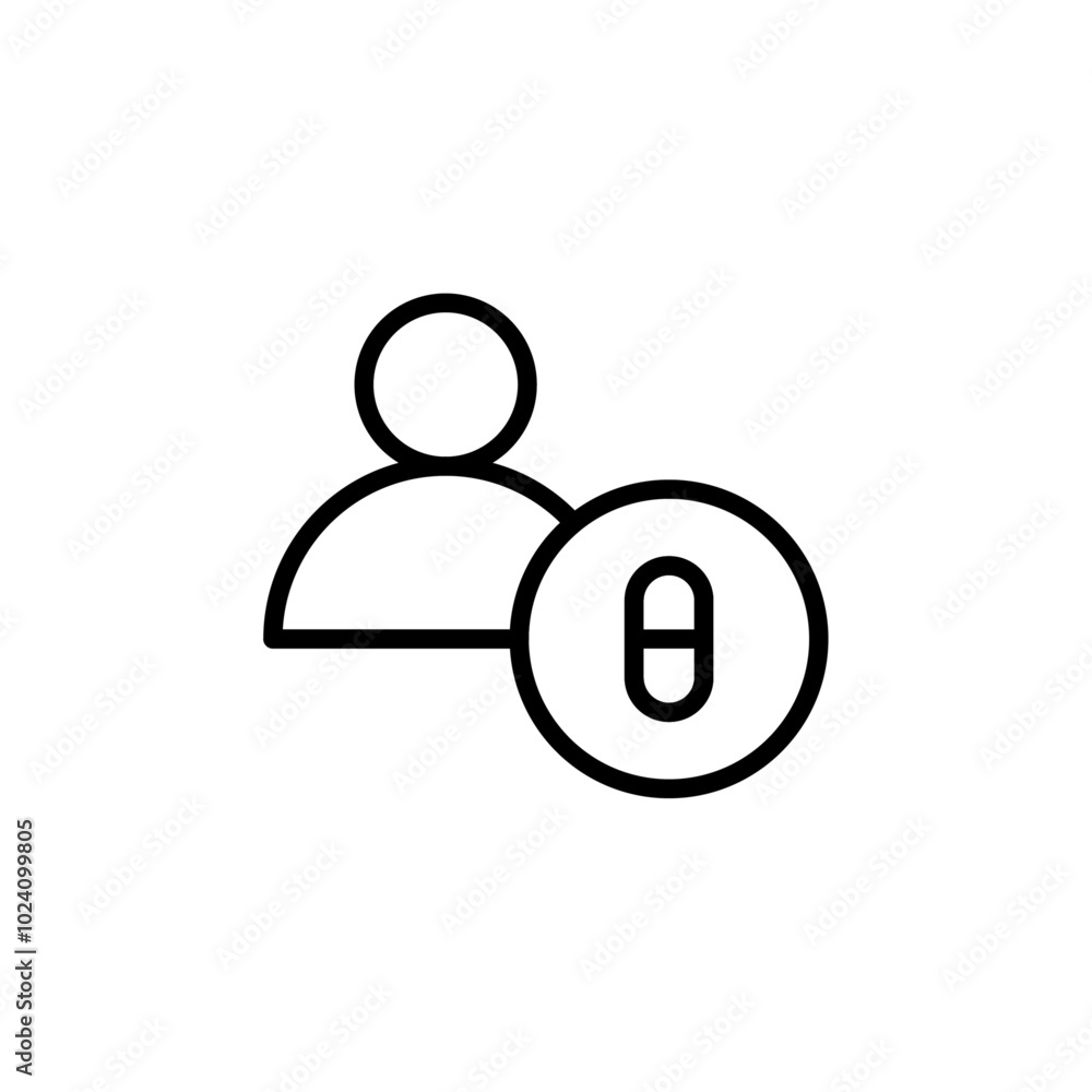Pharmacist icon Outline vector for web ui Pharmacist icon Outline vector for web ui