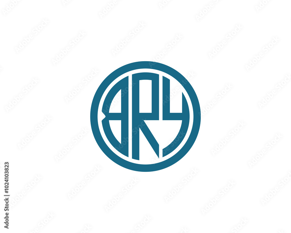 BRY logo design vector template. BRY BRY logo design vector template. BRY